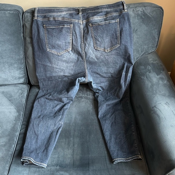 Torrid sky high skinny jeans - blue distressed - 22XS - Picture 5 of 6